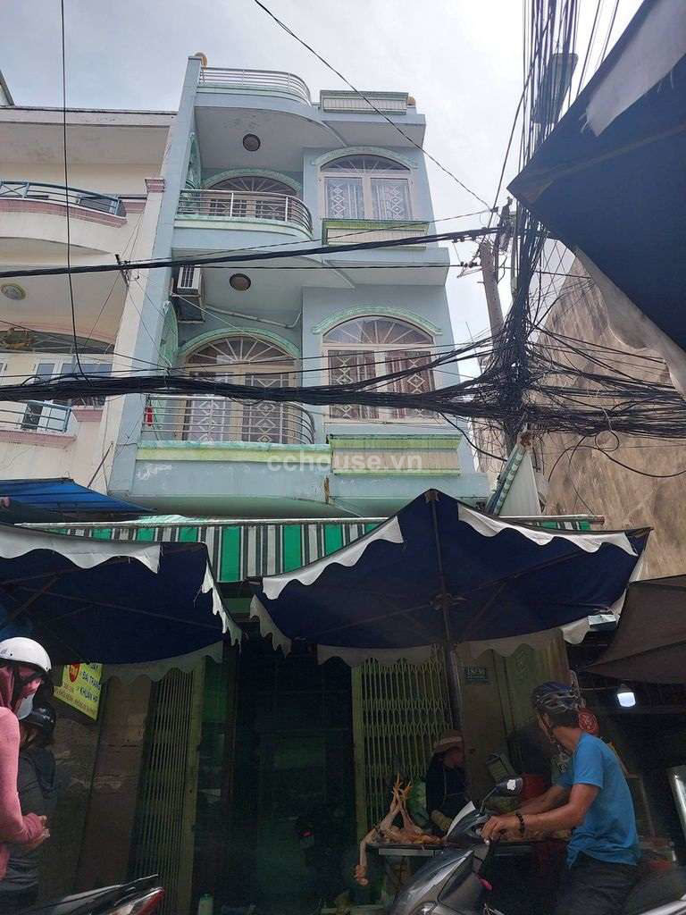 Bán nhà 2MT hẻm Đỗ Nhuận, Tân Phú. DT 65m2, 3 tầng ST