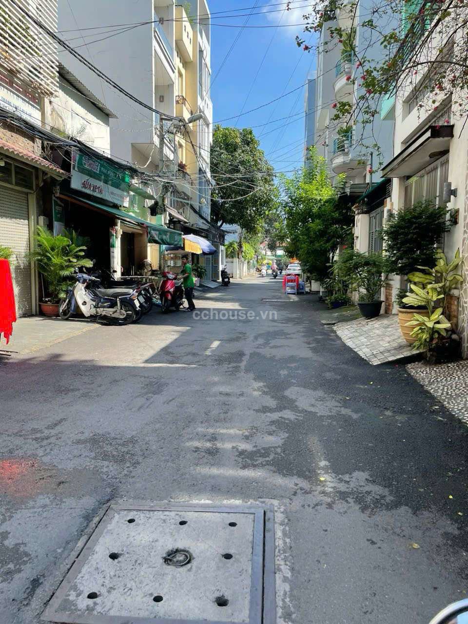BÁN NHÀ HẺM XE HƠI 495 TÔ HIẾN THÀNH, QUẬN 10,  GÓC 2 MẶT TIỀN HẺM 8M, DT 10*12M, 5 TẦNG,GIÁ 25.5TỶ