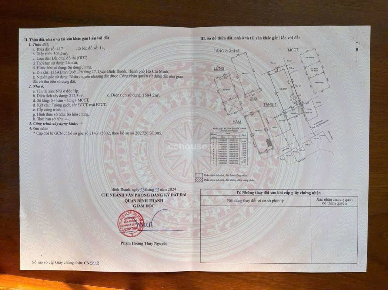 Chuyển nhượng tòa nhà mặt tiền 135A Bình Quới, P27, Bình Thạnh