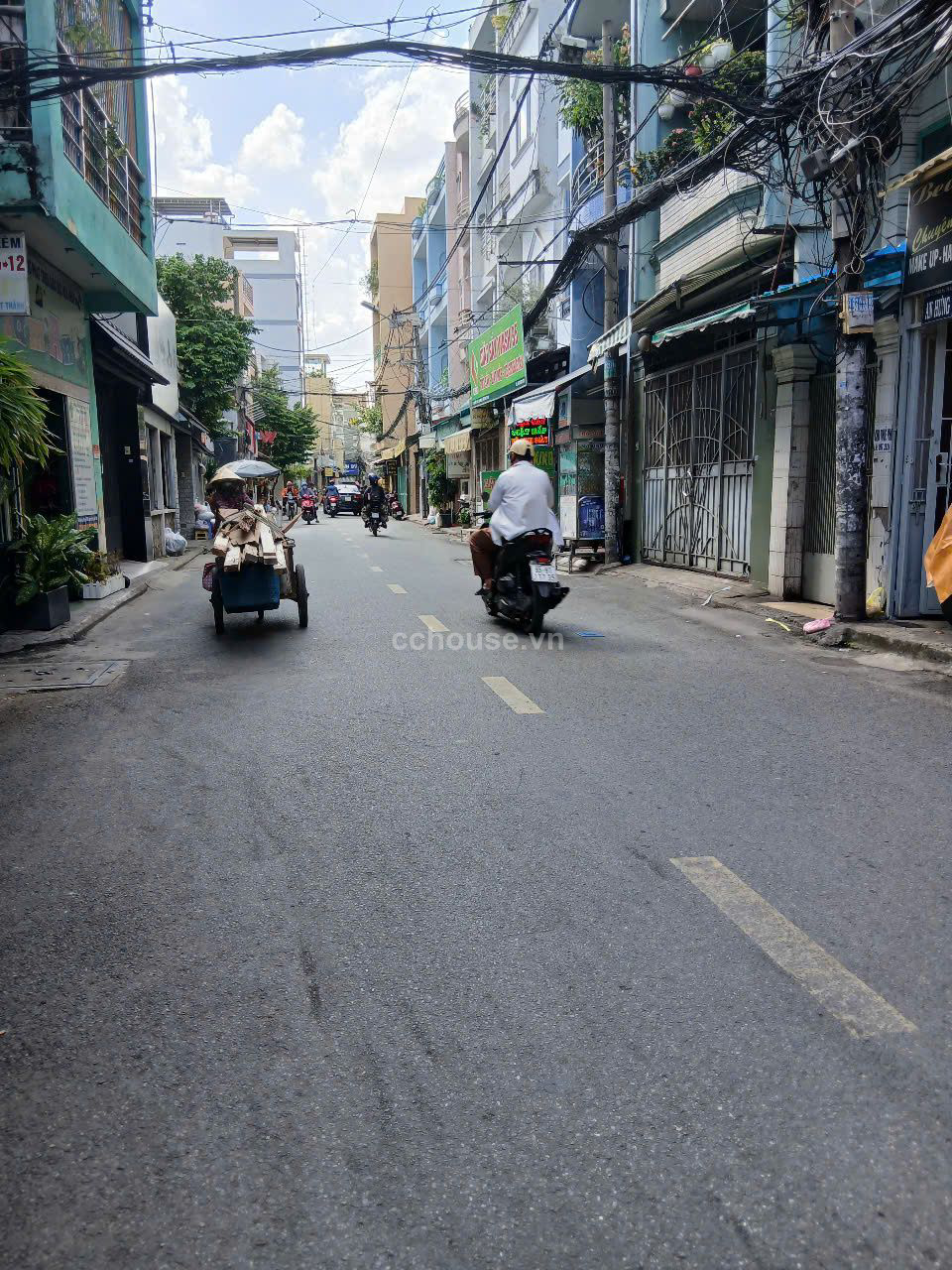 BÁN NHÀ HẺM 8M ĐƯỜNG CAO THẮNG, P.12, QUẬN 10, DT 5.1*20M, KC 8 LẦU, GIÁ 27 TỶ