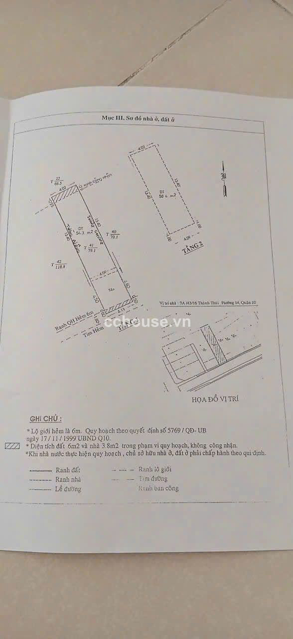 Hẻm Vip 7A Thành Thái Giá 18.5 tỷ Kevin Nguyễn.