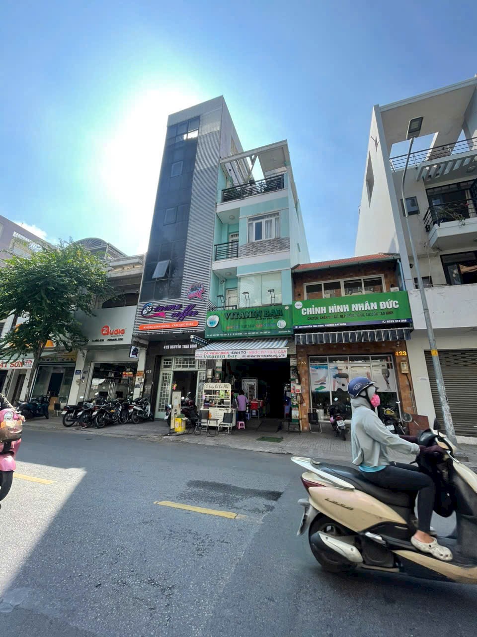 BÁN NHÀ MẶT TIỀN 419 NGUYỄN THÁI BÌNH QTÂN BÌNH, DT: (4.2X20M), KC: 6 TẦNG ST, HĐT 60 TR/T, GIÁ: 24TỶ