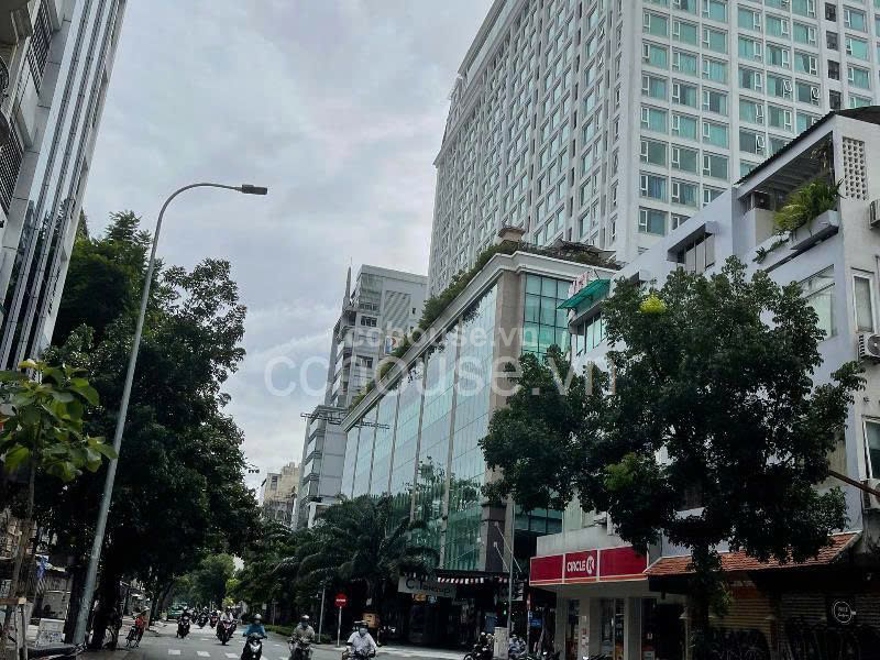Toà Nhà Nguyễn Đình Chiểu Quận 3 ngang 8.2 x 20m 160m2 Sàn 1257m2 , 1 hầm 9 lầu HĐT 13000 USD