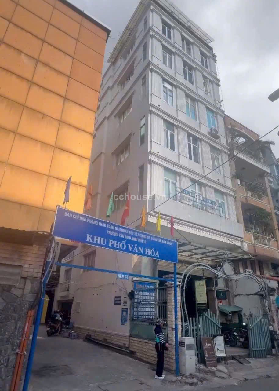 Toà Nhà Mặt Tiền Đinh Công Tráng Quận 1 Trệt 5 lầu Dòng tiền 130 triệu/tháng
