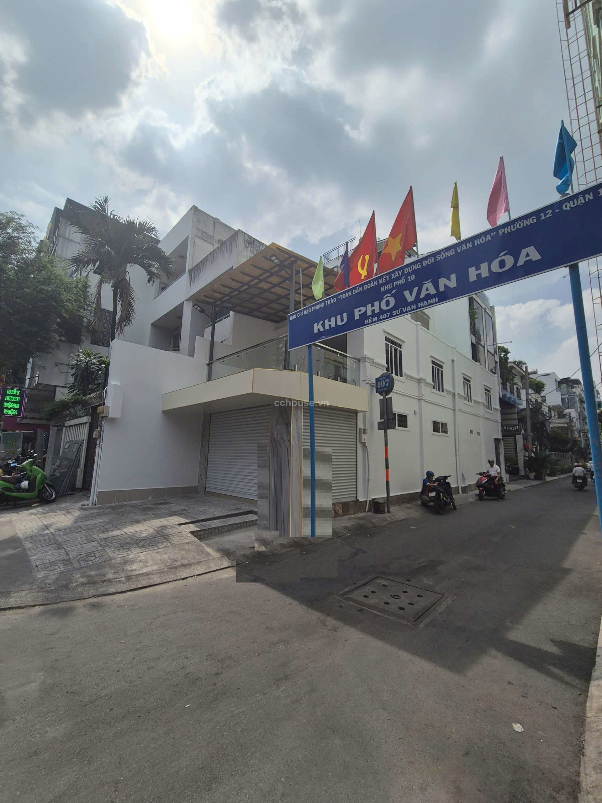 BÁN NHÀ PHỐ CĂN GÓC 405B– MẶT TIỀN SƯ VẠN HẠNH, QUẬN 10