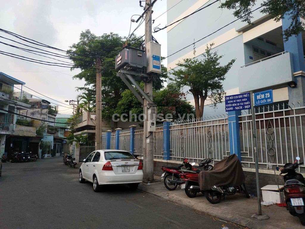 Bán nhà hẻm 25 Tái Thiết, P.Bảy Hiền. DT 5x15m, 2 tầng