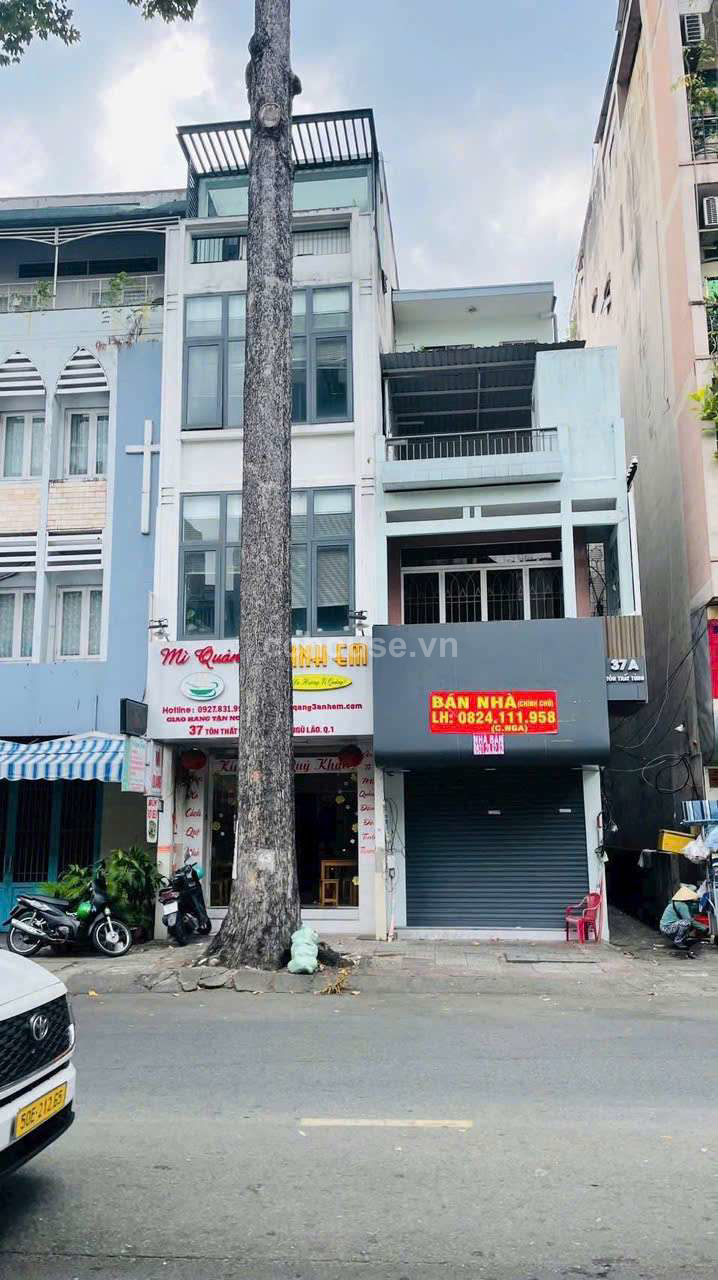 Siêu Hiếm Mặt Tiền Quận 1 nhà 5 Tầng 82m2 đất Phường Bến Thành đường Tôn Thất Tùng