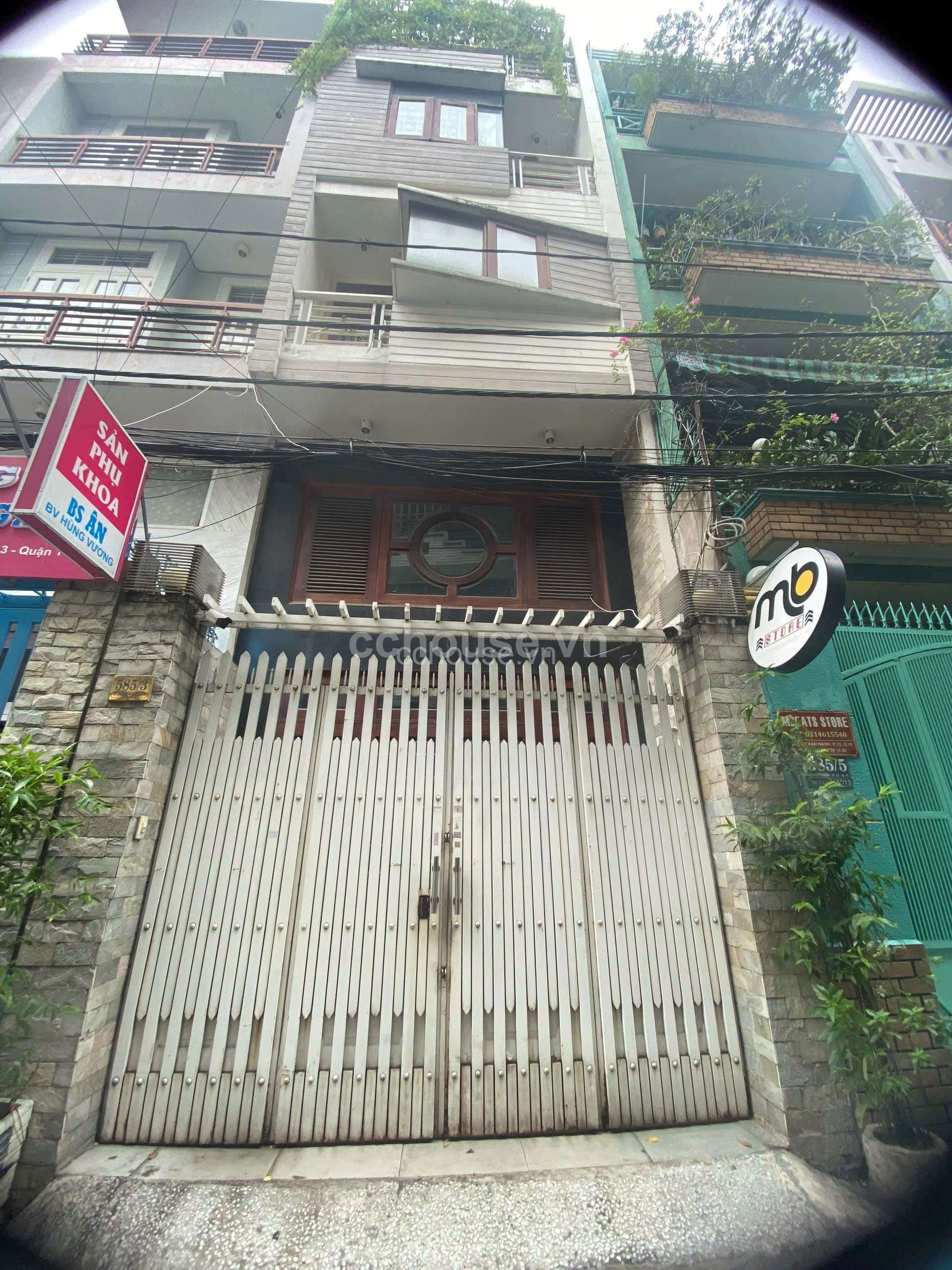 SƯ VẠN HẠNH QUẬN 10 – HĐ THUÊ SẴN 35TR/THÁNG – GIÁ ĐẦU TƯ 4,2m x 15m 57,2 m²Trệt, lửng, 3 lầu