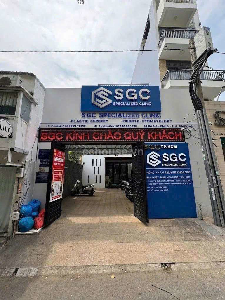 BIỆT THỰ HỒ BIỂU CHÁNH QUẬN PHÚ NHUẬN 5 LẦU ST 267M2 HĐT 120 TRIỆU