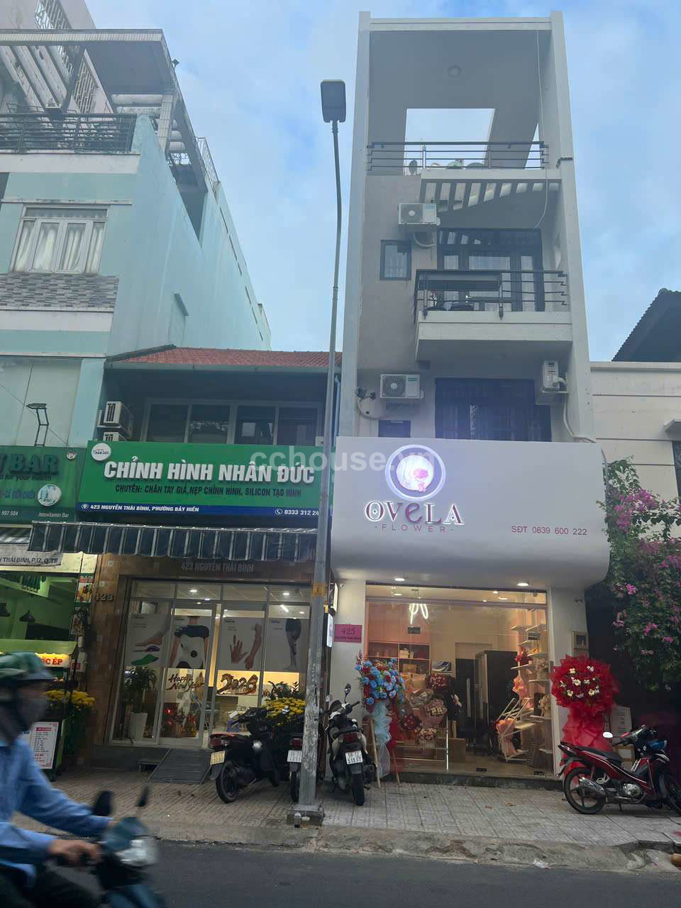 Mặt tiền425 Nguyễn Thái Bình, P.Bảy Hiền . Diện tích: 4.2m x 17.5m. nhà 4 tầng. gia 22,5ty