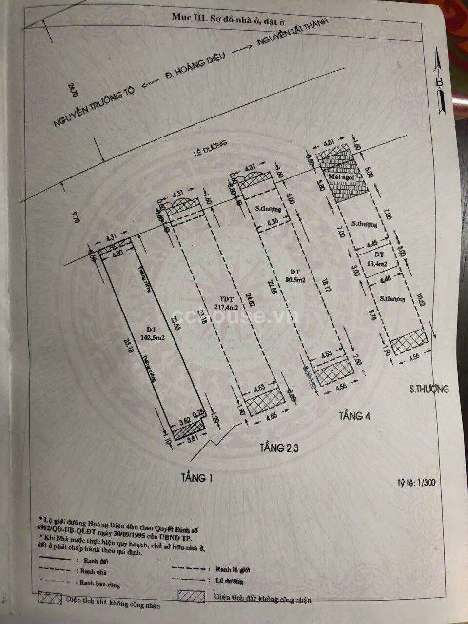 Siêu Phẩm Quận 4 Hoàng Diệu 215m2 HĐT 200 triệu của Ngân Hàng OCB