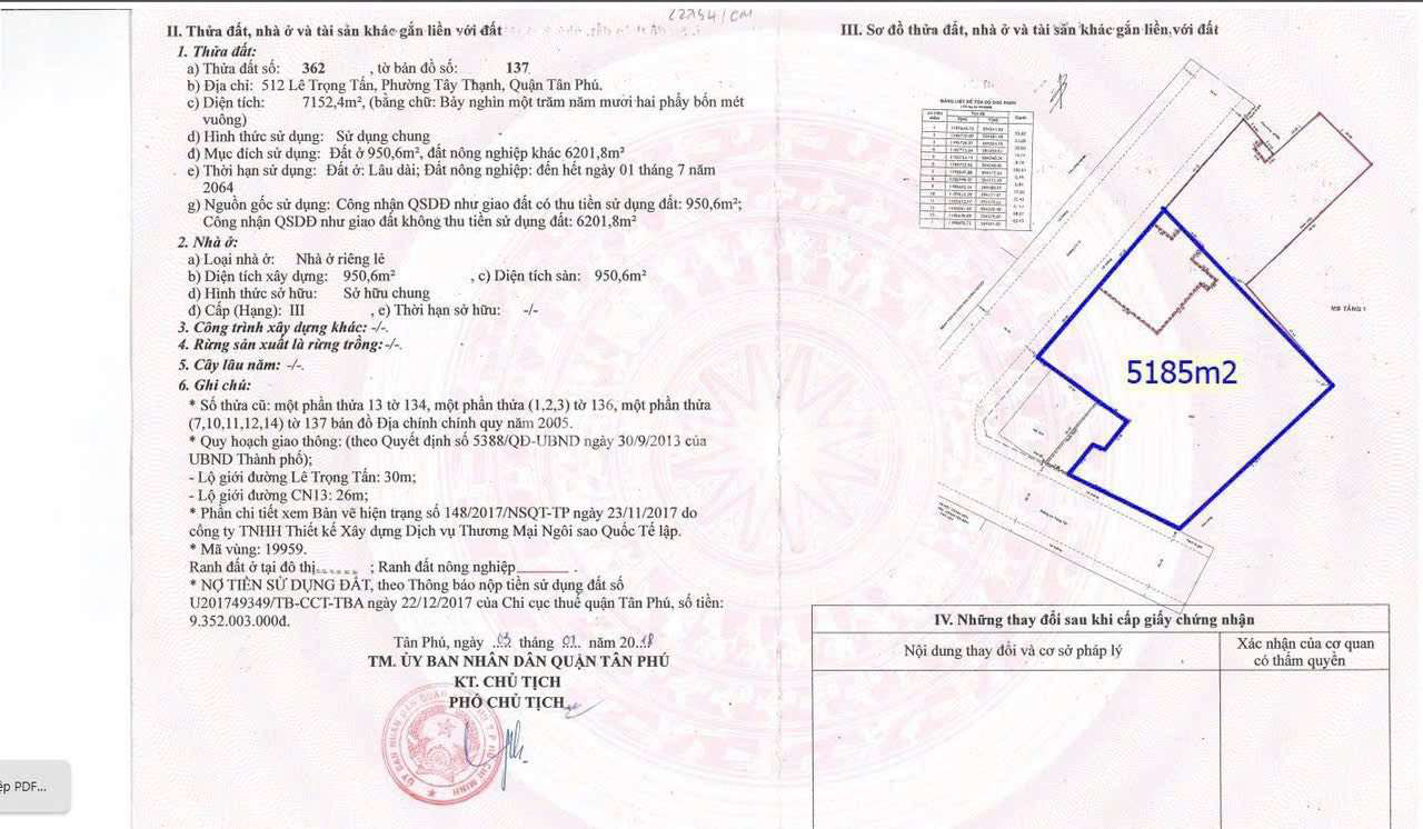 CHUYỂN NHƯỢNG DỰ ÁN BỆNH VIỆN HOÀN MỸ  MẶT TIỀN 512 LÊ TRỌNG TẤN, QUẬN TÂN PHÚ