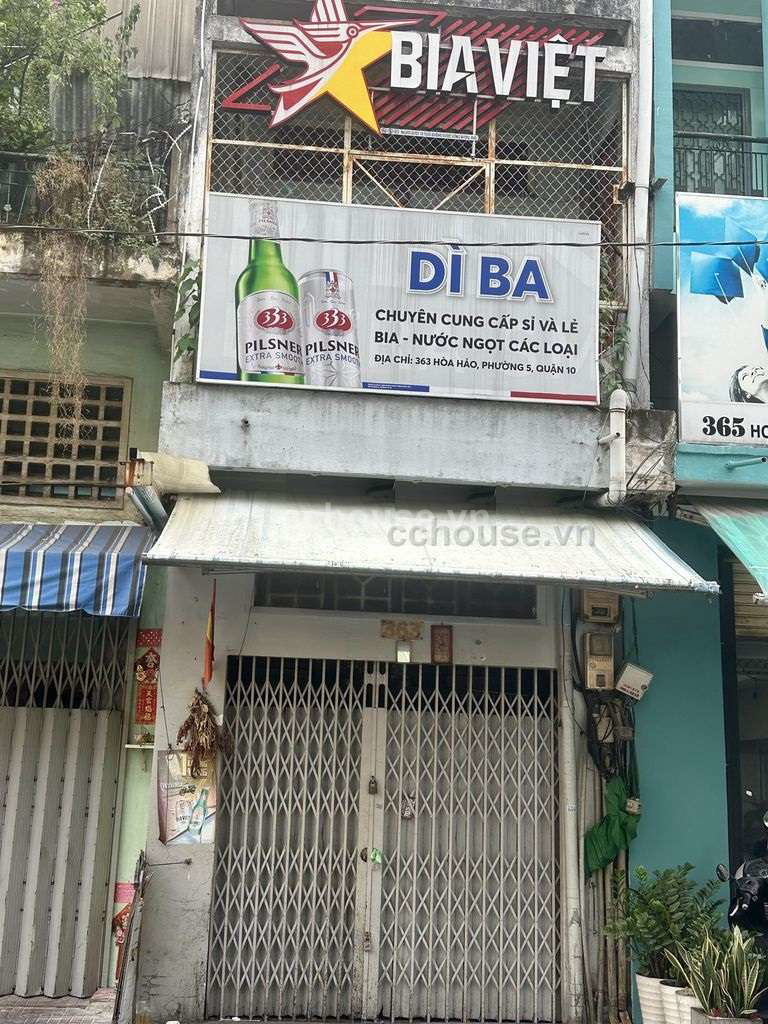 Bán nhà MT Hòa Hảo Quận 10 DT 3m x 12m 
