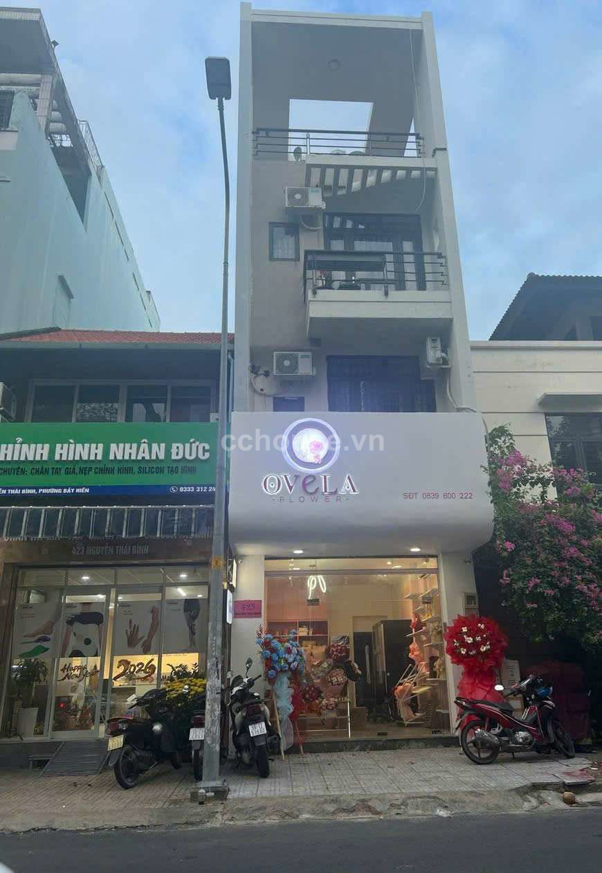 ĐỘC QUYỀN 
Mặt tiền  425 Nguyễn Thái Bình, P.Bảy Hiền (P12, Tân Bình cũ) cách Trường Chinh Vài bước