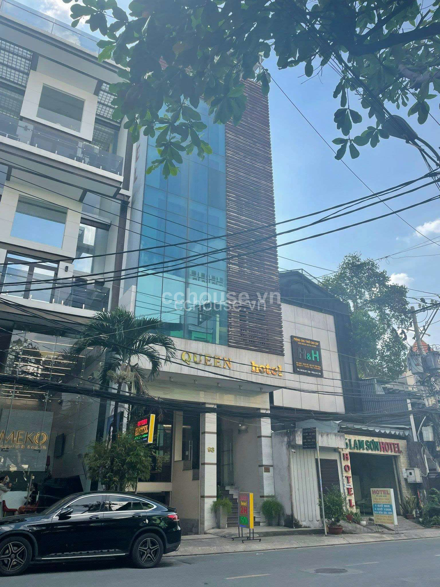 Khách Sạn Lam Sơn 1 Hầm 8 tầng HĐT 220 triệu 36 Phòng DT 173m2 Ngang 7m