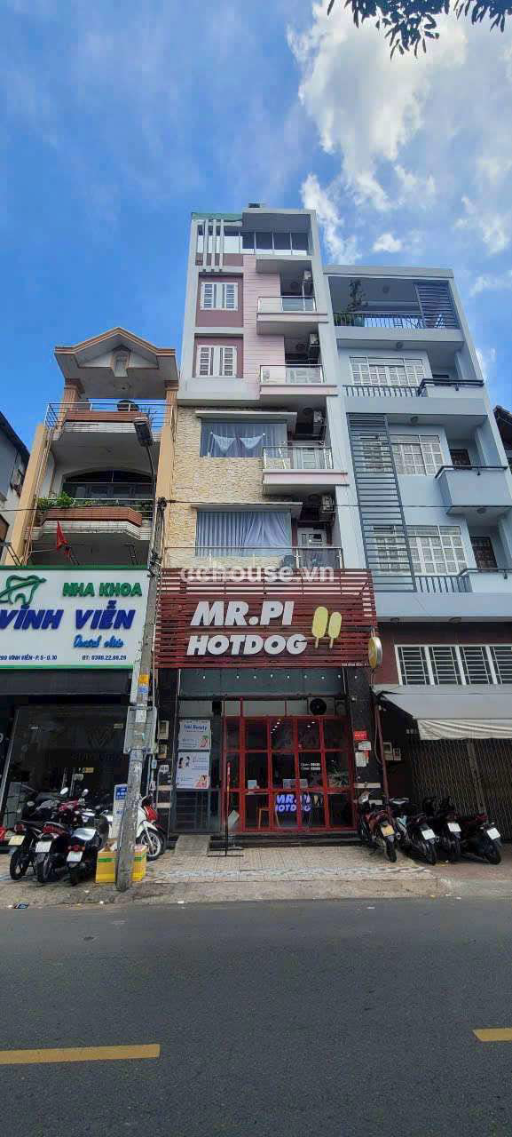 MẶT TIỀN VĨNH VIỄN P5 QUẬN 10 – 5.3M BỀ THẾ – 7 TẦNG THANG MÁY – HĐT 45 TR Gần Trường ĐH Kinh tế