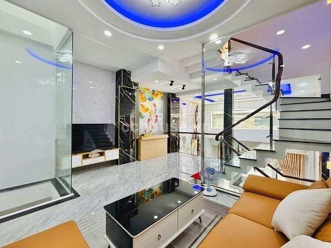 HẺM TRƯỚC NHÀ 9M. XE HƠI 137 Đường Số 59, Gò Vấp _DT 5m x 10,07m_4 tầng ST