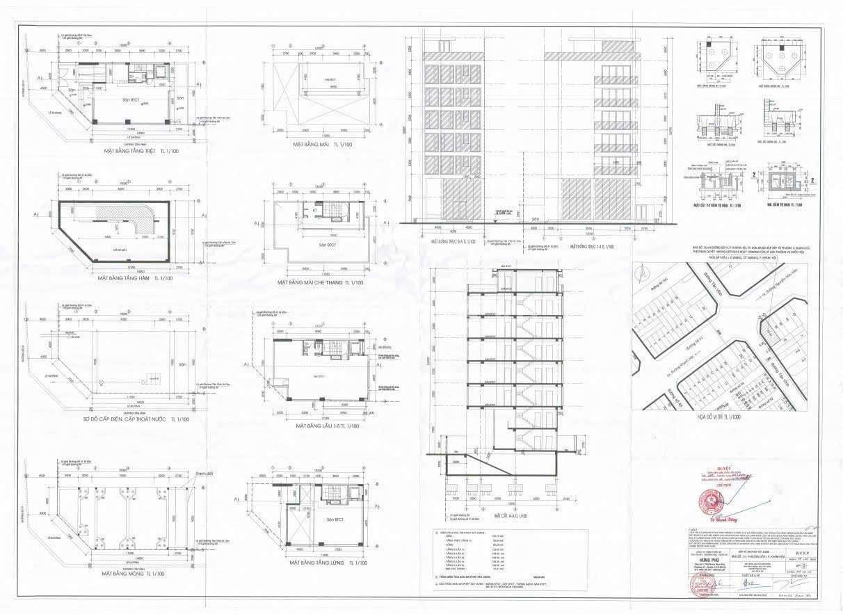 Tòa Nhà Xây Mới 100% Góc 2 Mặt Tiền Số 32-34 Đường Số 41 + Tân Vĩnh. DT 9*19m. Hầm + 6 Tầng ~1000m2