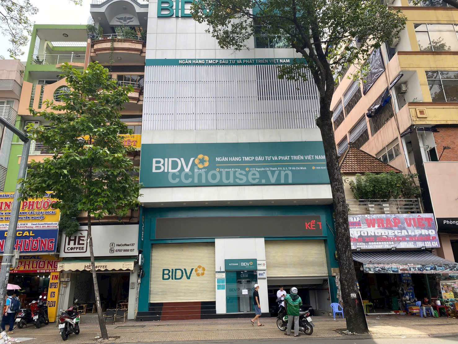 Tòa nhà mặt tiền số 137C Nguyễn Chí Thanh, Phường 9, Quận 5, TP.HCM 