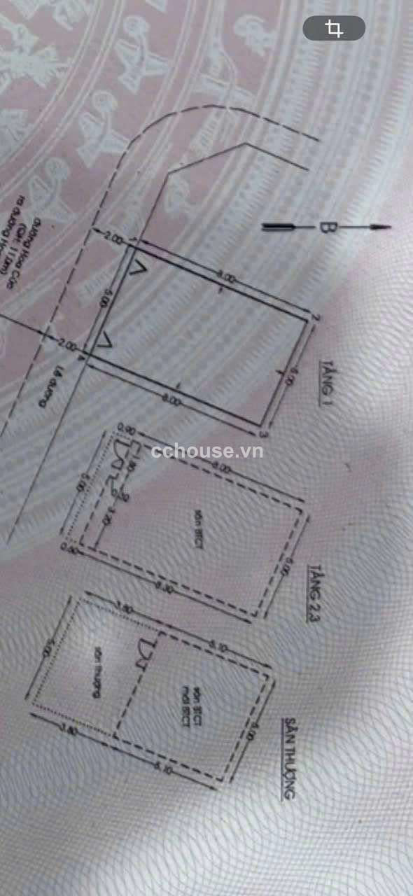 NHÀ MẶT TIỀN ĐƯỜNG HOA Q. PHÚ NHUẬN - 5Mx8M - 4 TẦNG - HĐTHUÊ 34 TR/THÁNG - GIÁ 16 TỶ 