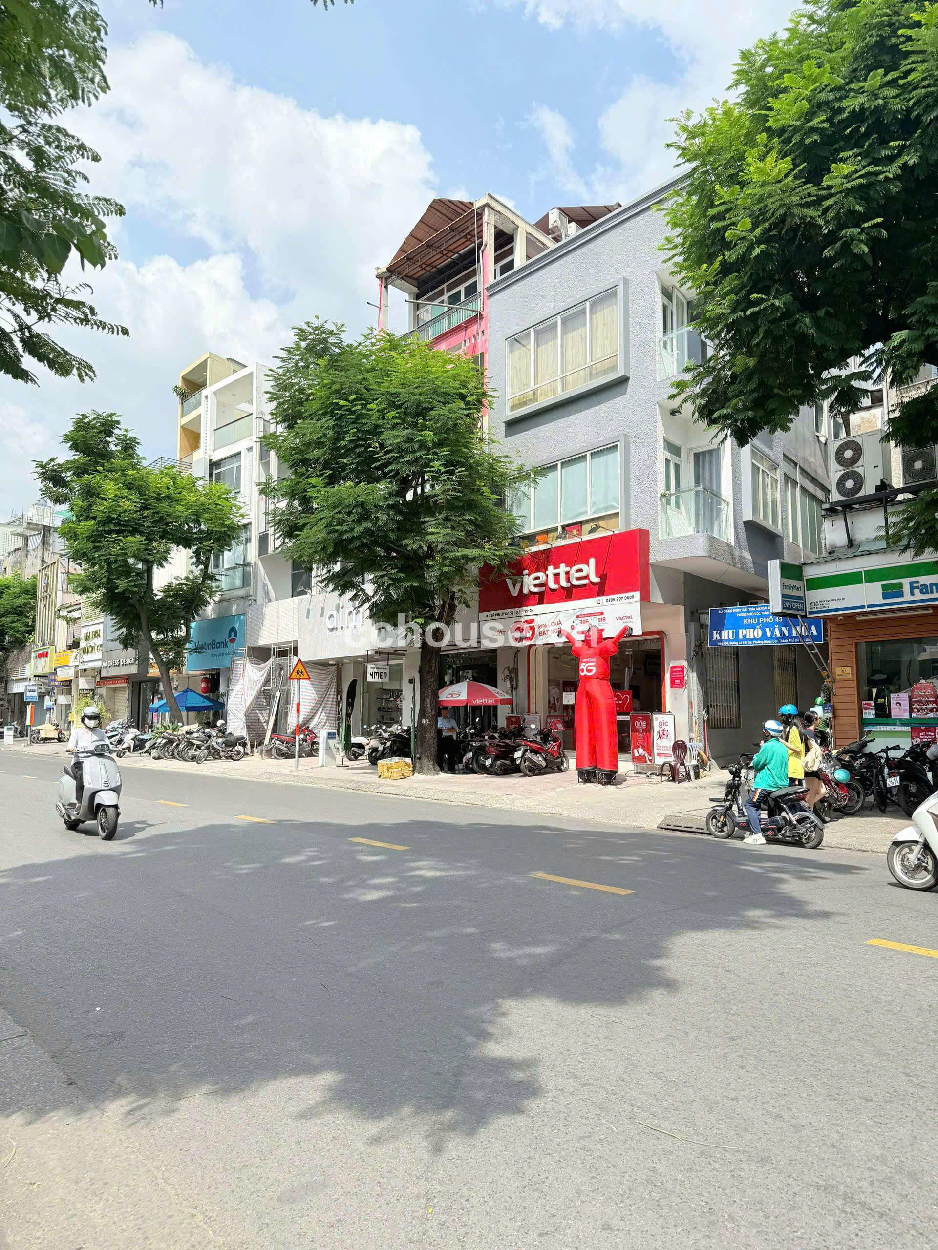 MẶT TIỀN LÊ VĂN SỸ PHƯỜNG NHIÊU LỘC 82,9 m2. 6 tầng 343,9m2 HĐT 88 Triệu