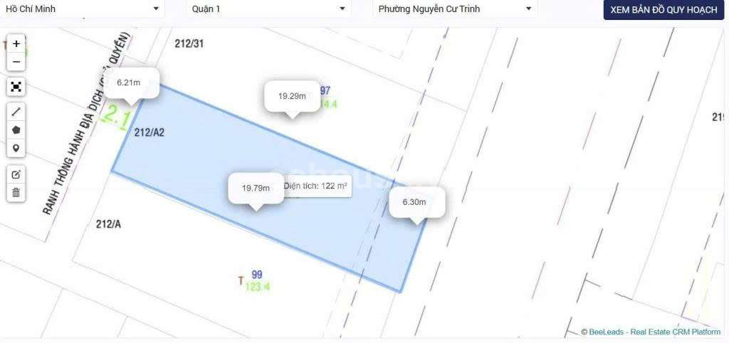 Siêu Hiếm Mặt Tiền Nguyễn Trãi, Nguyễn Cư Trinh, Quận 1
, 6.3 x 20m – Công nhận 102m² 6 lầu HĐT 120 