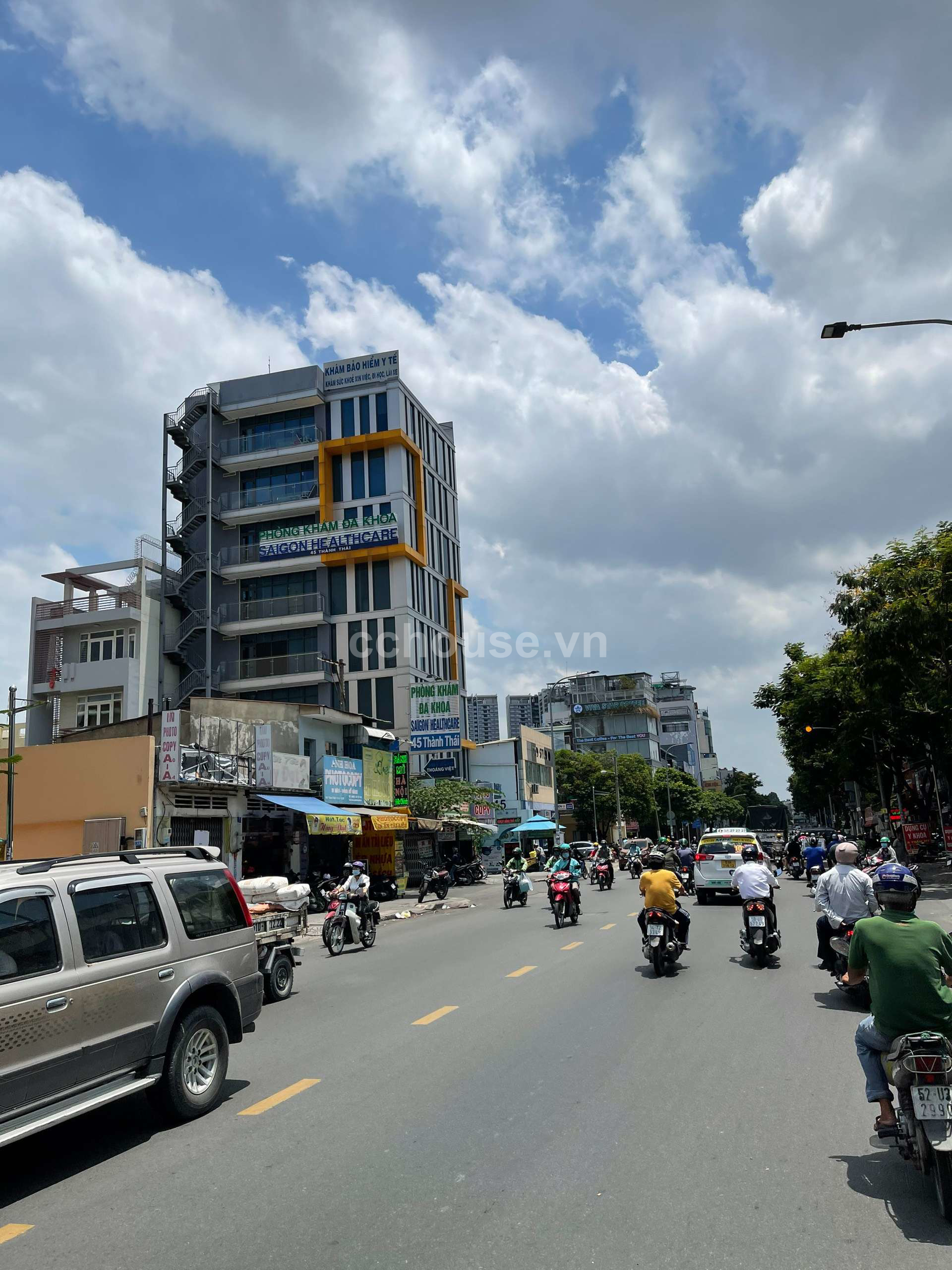 [ BÁN NHÀ ] HẺM ÔTÔ 8M THÀNH THÁI, PHƯỜNG HÒA HƯNG - DT 3x15.3m - 3 TÀNG + SÂN THƯỢNG 