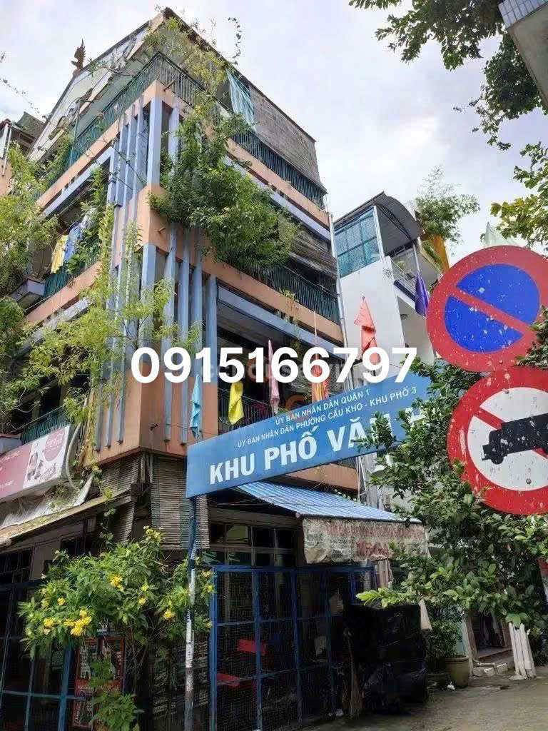 MẶT TIỀN NGUYỄN CẢNH CHÂN QUẬN 1 - NGANG 11.16M 5 TẦNG HĐT 800 TRIỆU/NĂM