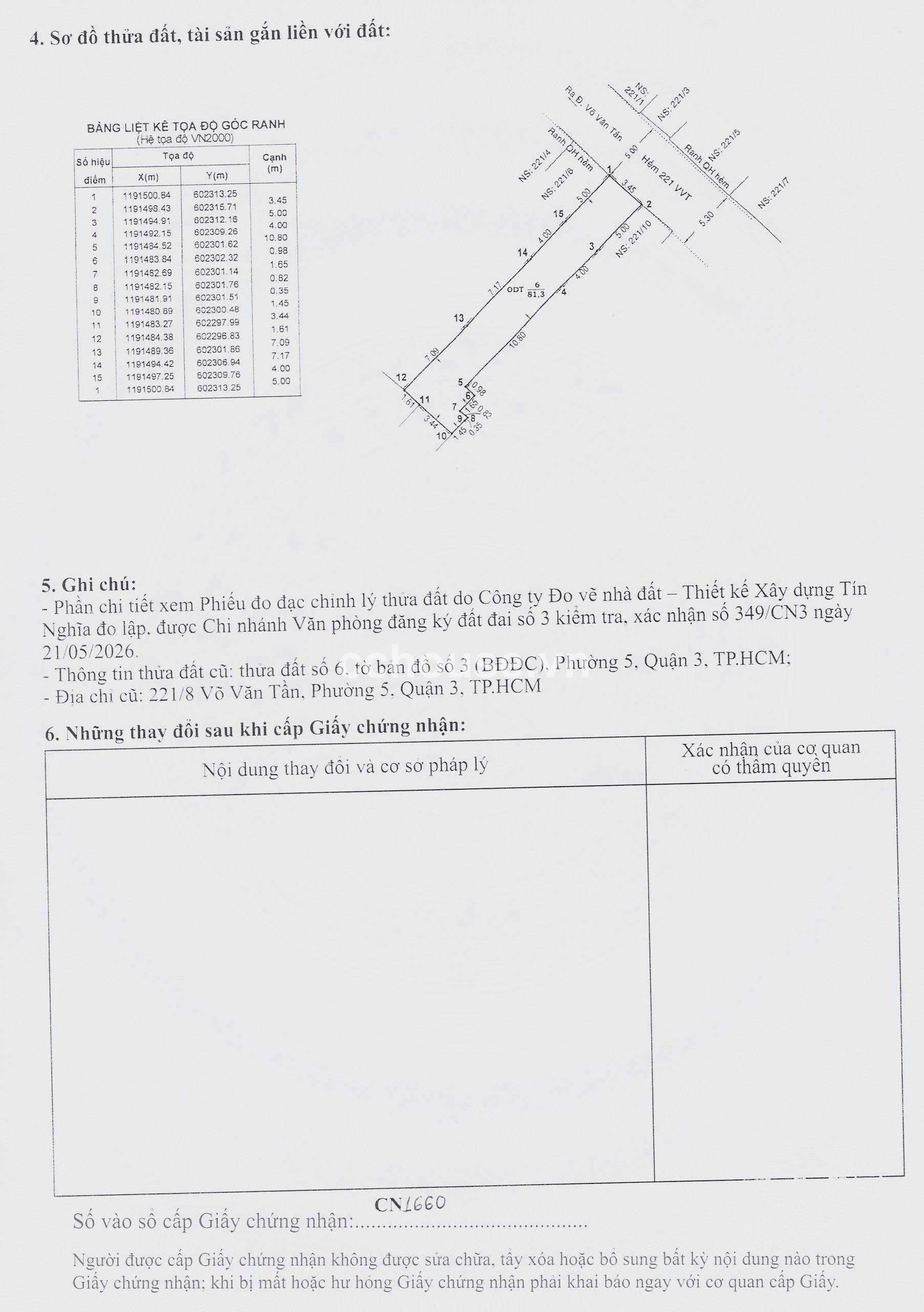 🔥 NHÀ PHỐ 6 TẦNG THANG MÁY – VÕ VĂN TẦN , P5 , QUẬN 3 , 80M2 NHÀ NỞ HẬU