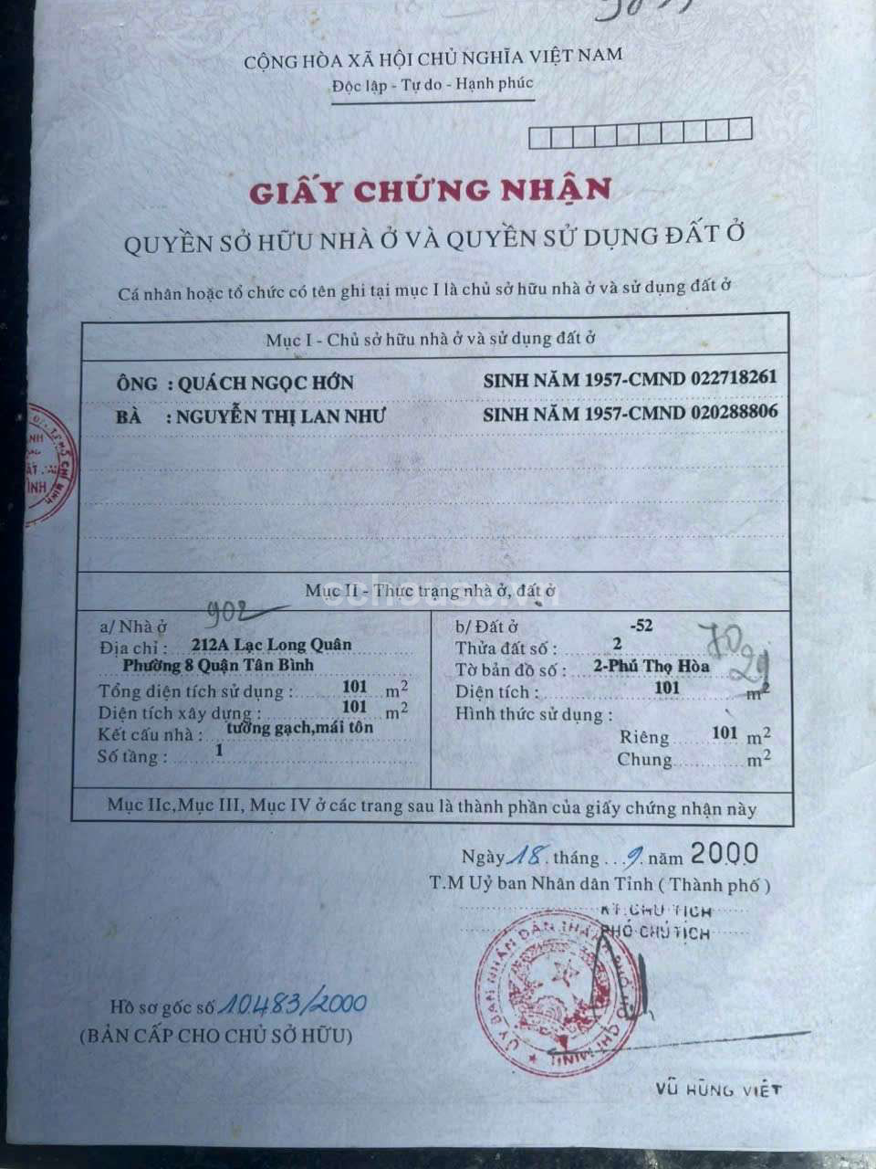 🔥 NHÀ CẤP 4 – LẠC LONG QUÂN, P8 ,TÂN BÌNH | NỞ HẬU 7M - GIÁ  20.5TỶ