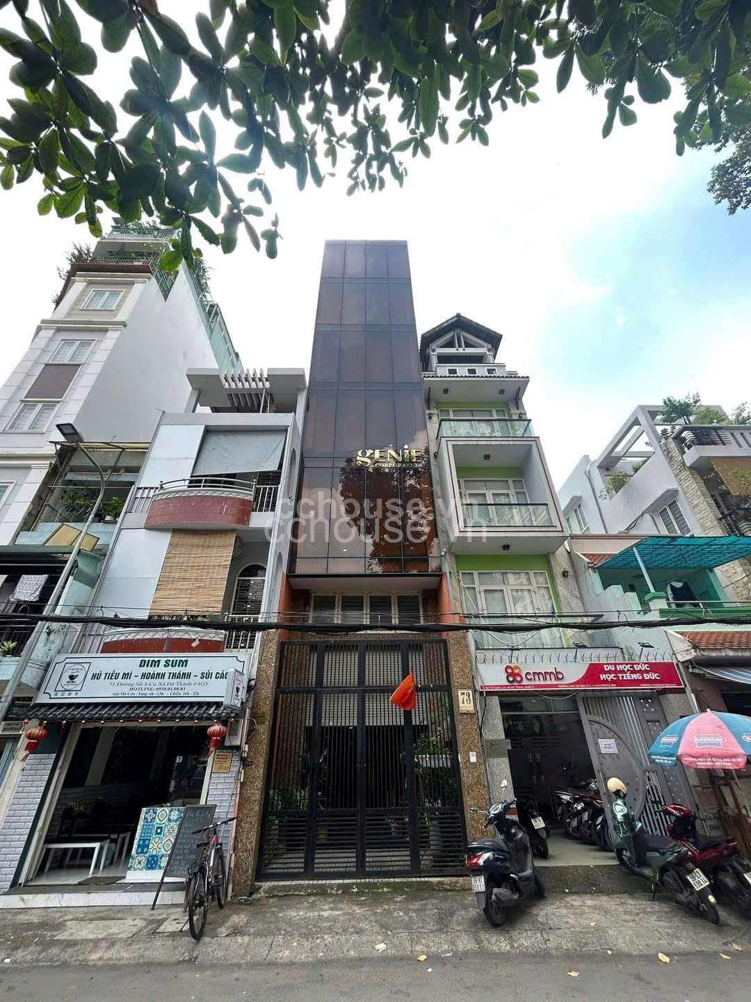 TOÀ NHÀ NGAY CƯ XÁ ĐÔ THÀNH P4 QUẬN 3 - 4.2M x 18M - 7 TẦNG THANG MÁY - 35 TỶ