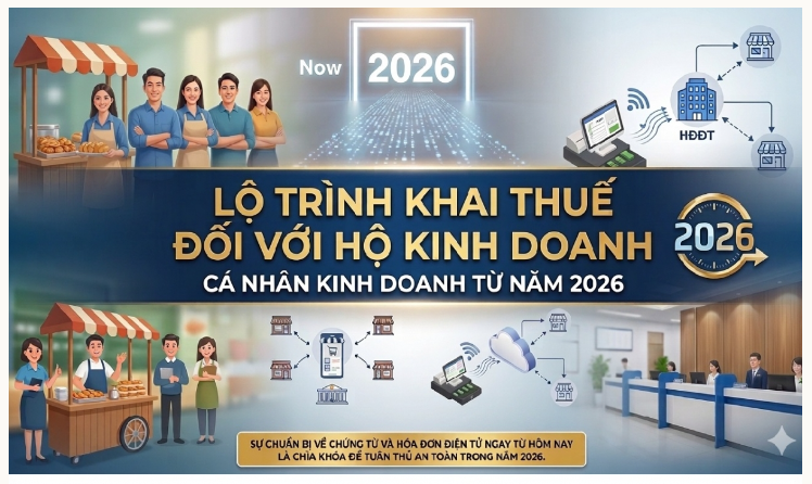 Chính phủ đã ban hành Nghị định 68/2026/NĐ-CP, quy định mới về chính sách và quản lý thuế đối với hộ, cá nhân kinh doanh. Theo đó, từ năm 2026, lộ trình khai và nộp thuế sẽ có nhiều thay đổi nhằm tăng tính minh bạch và phù hợp với thực tiễn kinh doanh.