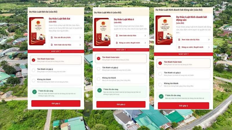 Chính sách đất đai, nhà ở sắp sửa đổi: Người dân được góp ý trực tiếp trên VNeID