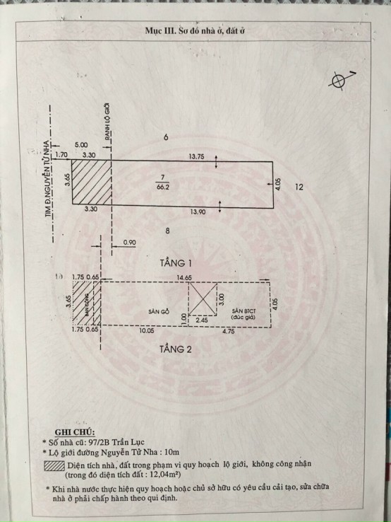Nhà Mặt tiền Nguyễn Tử Nha, P12, Quận Tân Bình, DT 4.1x18m, 2 tầng, nở hậu, giá 8.5 tỷ