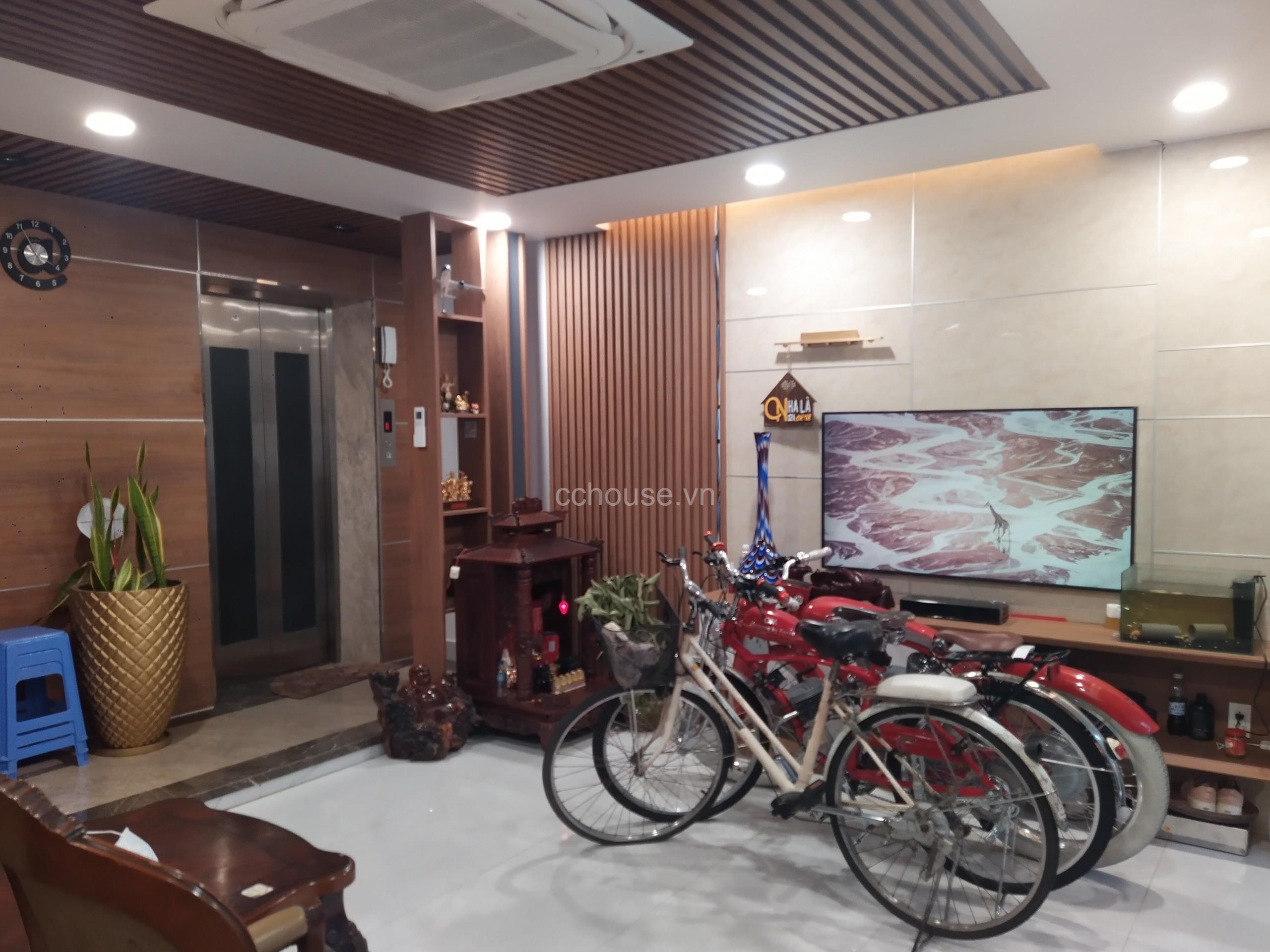 Tòa nhà 6 tầng thang máy Nguyễn Tri Phương , Quận 10 diện tích 5x15m nội thất cao cấp