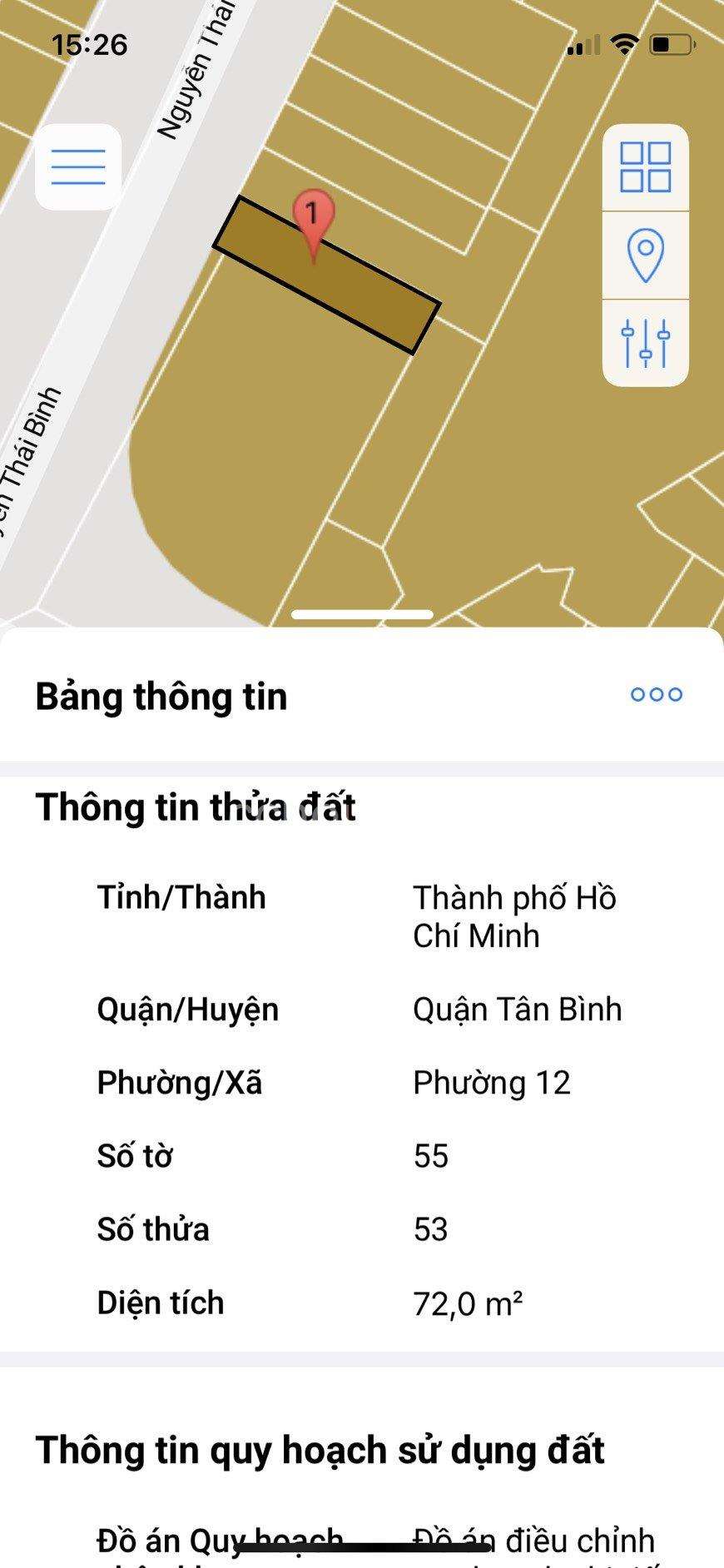 425 Nguyễn Thái Bình, Phường 12, Quận Tân Bình Diện tích 4.2x17.3m 