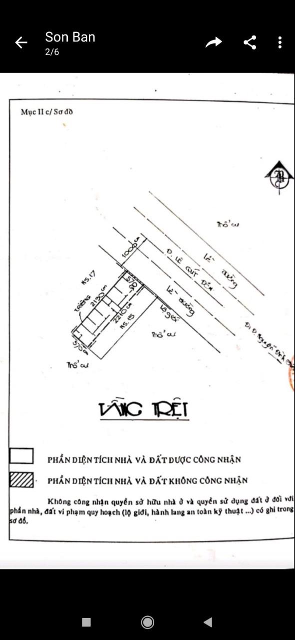 Bán nhà MT Lê Quý Đôn Phường 6 Quận 3 - Nay Là Phường Xuân Hoà 