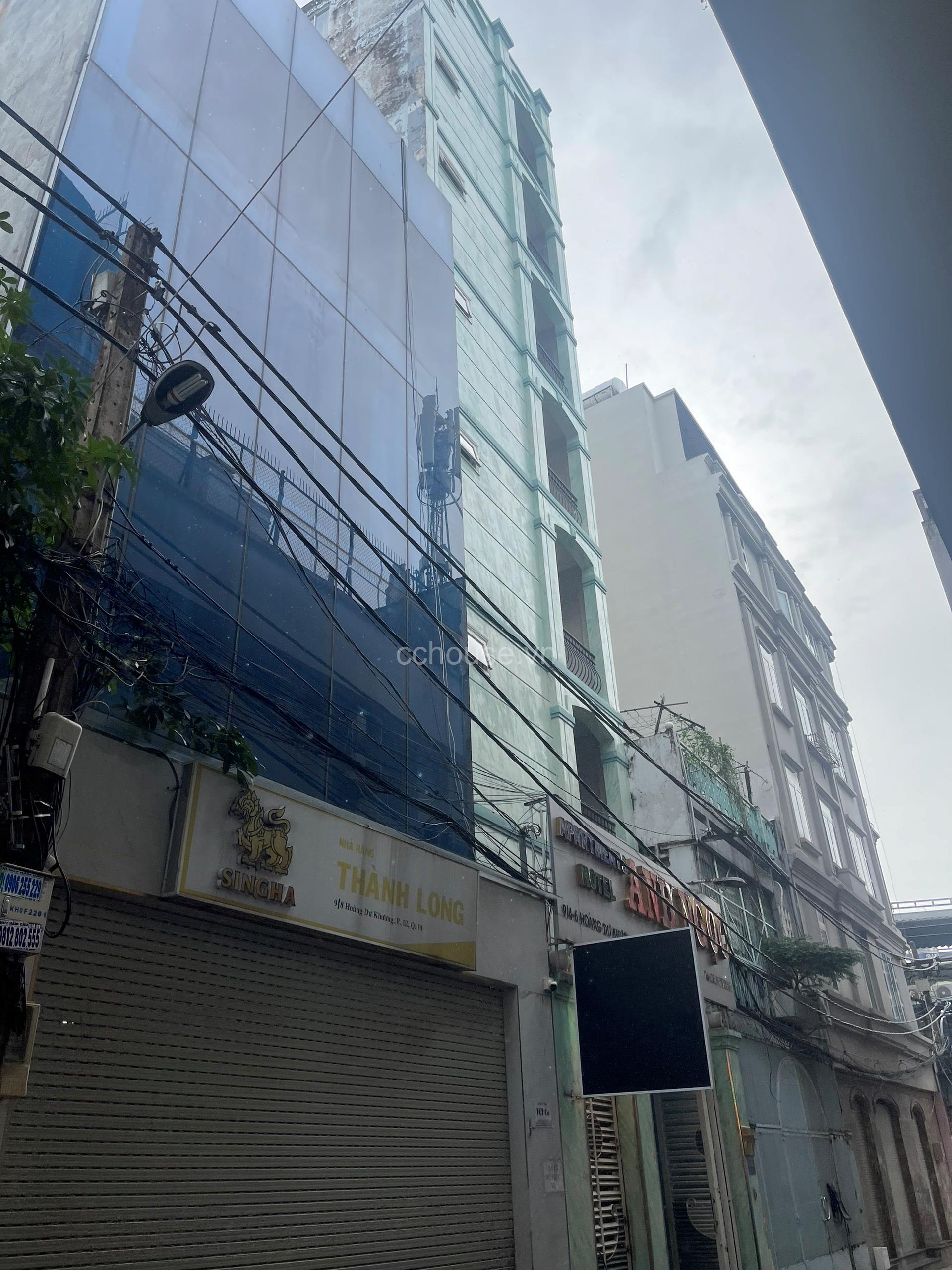 Bán nhà hẽm 8m 9/8 Hoàng Dư Khương, P12, Quận 10 , diện tích 6x17m nhà 4 tầng , hoa hồng môi giới