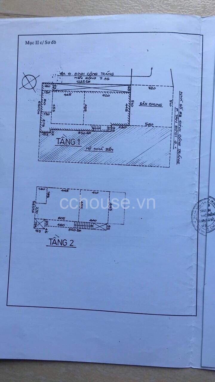 [BÁN NHÀ + QUẬN 1] ĐINH CÔNG TRÁNG – OTO TỚI CỬA  – CHỈ 19.8 TỶ
