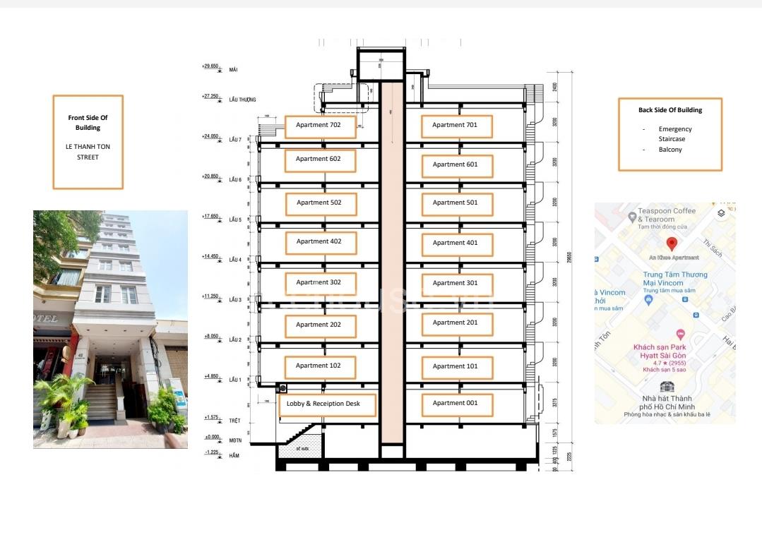 KHÁCH SẠN 42 LÊ THÁNH TÔN – TRUNG TÂM BẾN NGHÉ, QUẬN 1