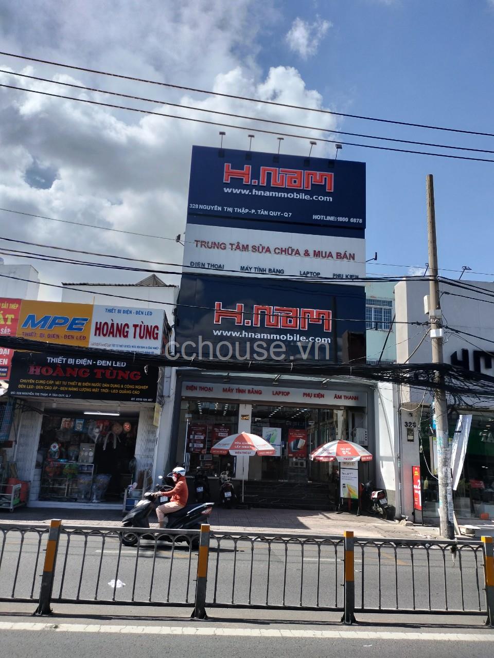 Cho thuê nhà nguyên căn MT đường Nguyễn Thị Thập. DT 7.5m x 15m. Phường Tân Quy. Quận 7 