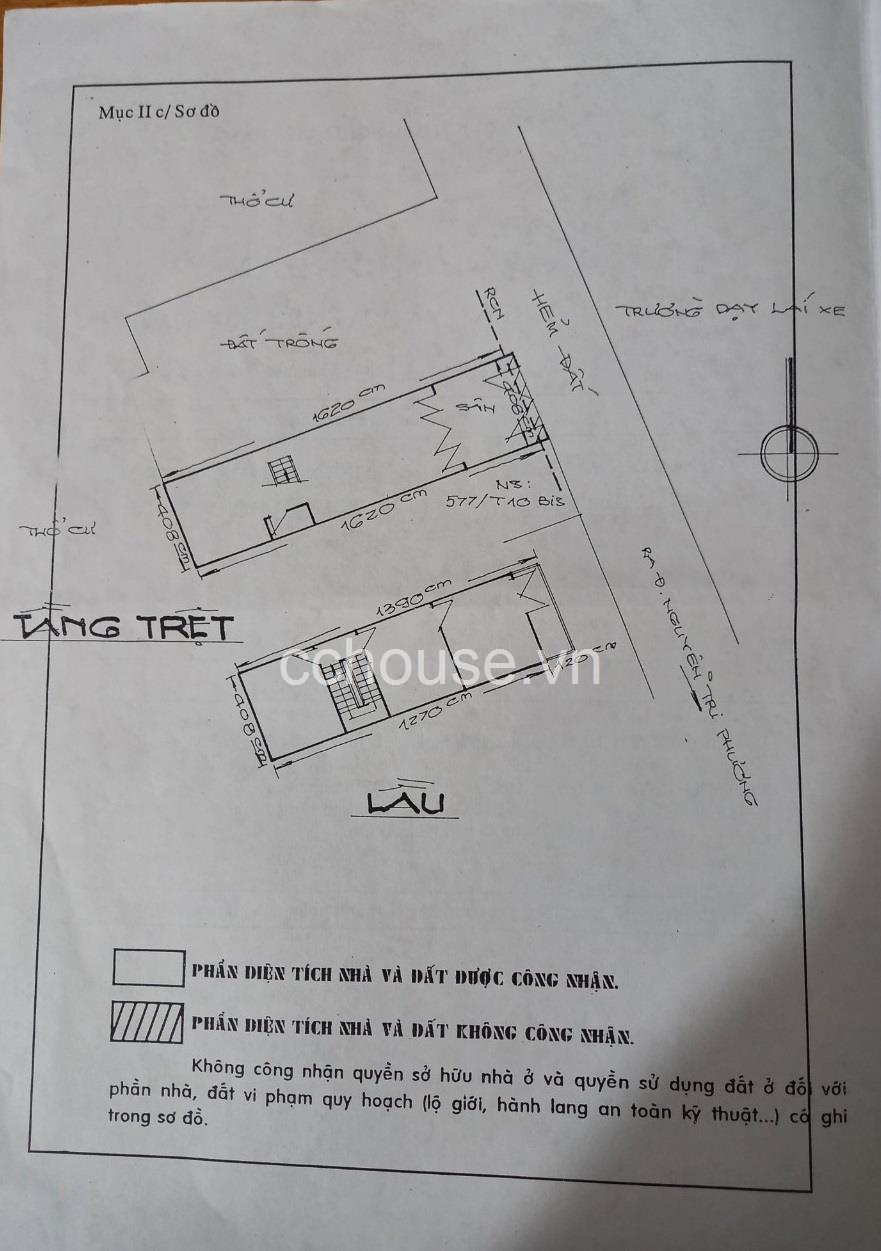 HCM Q.10 HẺM 51/4 THÀNH THÁI - DT 4.08*16.2m ( Sàn 108.53m2 ) - GIÁ 13.2 TỶ