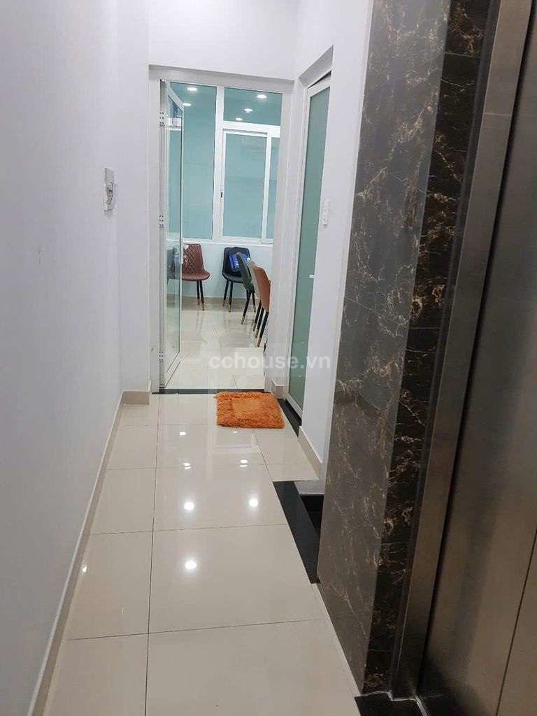 Cho thuê nhà MT Nơ Trang Long, P12, Bình Thạnh. DT 4x25m, 6 tầng