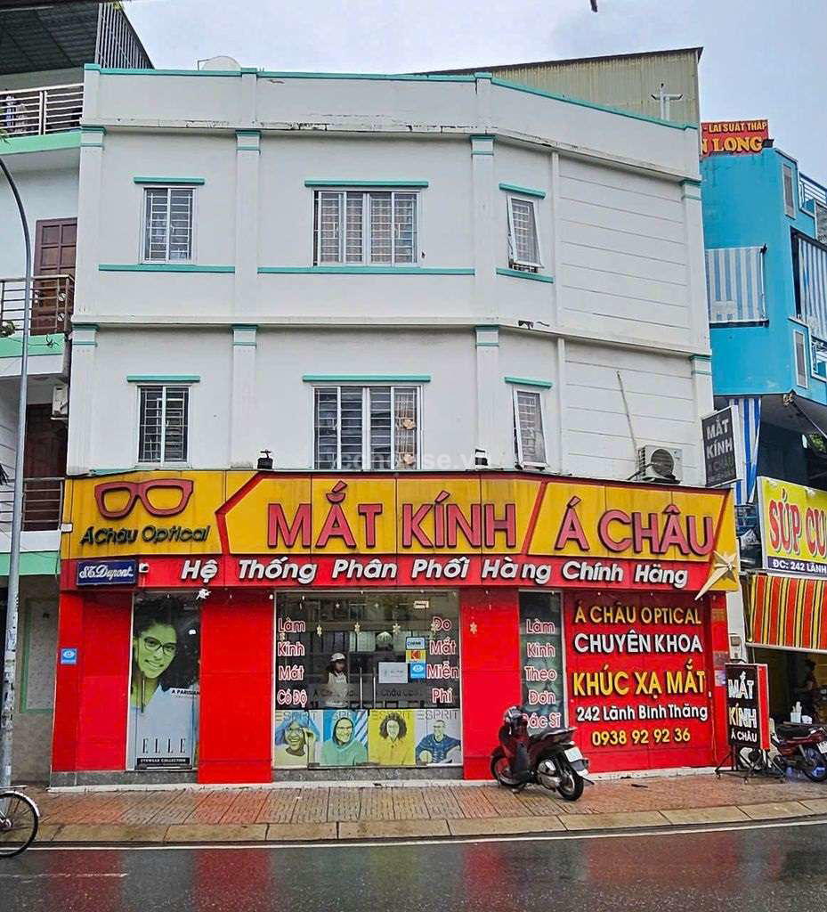 Cho thuê nhà căn góc Lãnh Binh Thăng - Tôn Thất Hiệp. DT 3x8m, 3 tầng