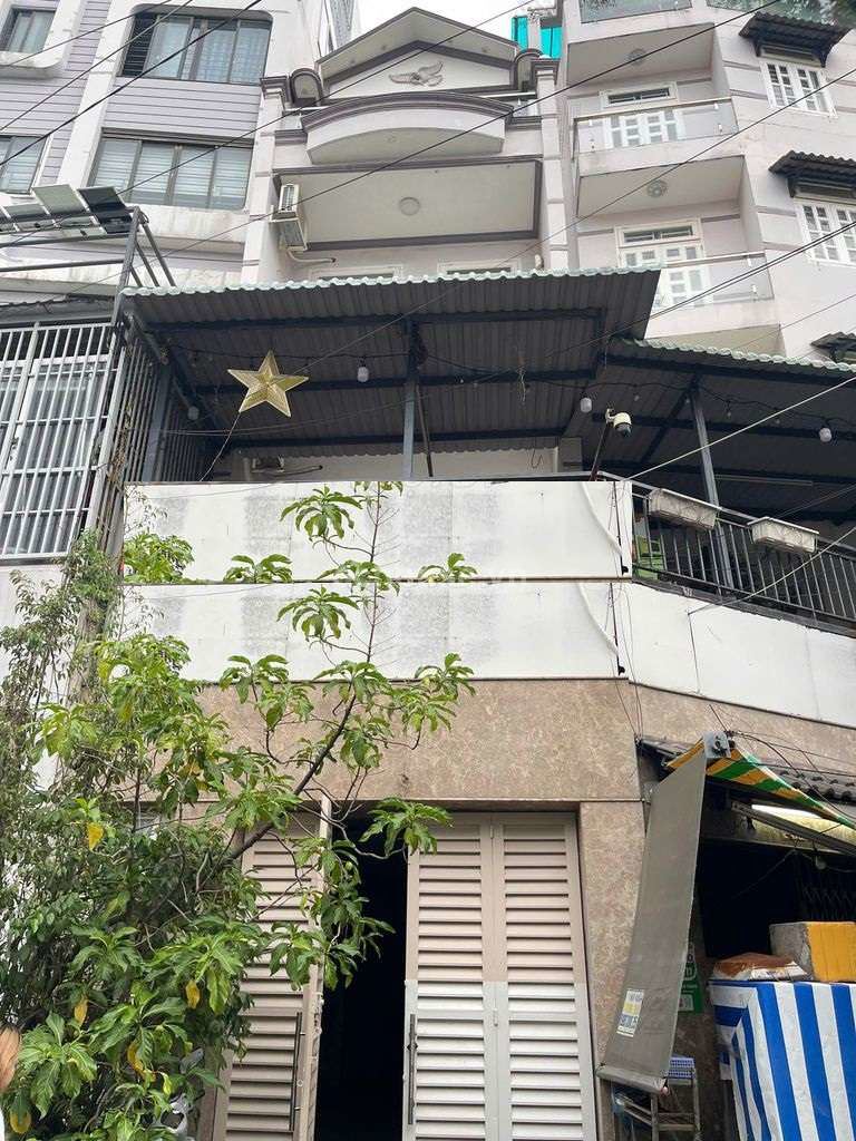 Cho thuê nhà 2MT Phan Văn Trị, P.Hạnh Thông. DT 4x20m, 4 tầng