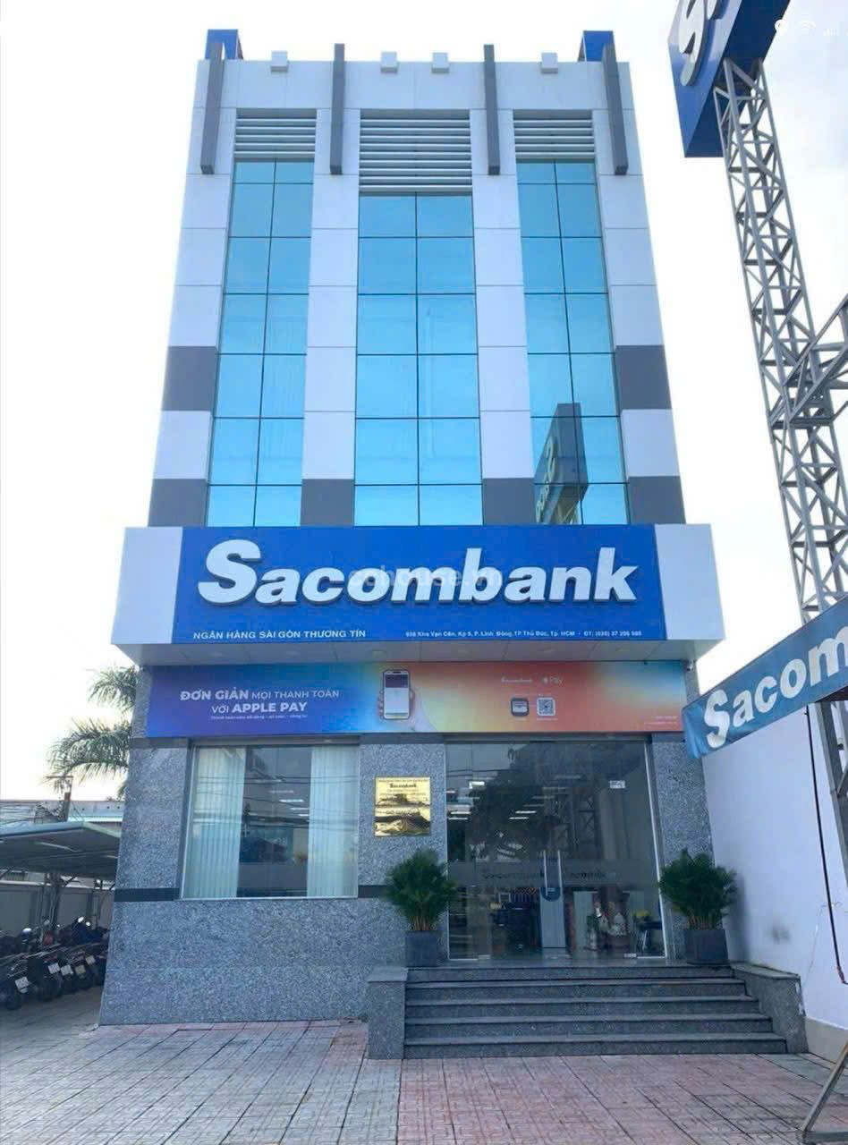 Tòa Nhà Căn Góc 2 MT Sacombank Kha Vạn Cân. DT 12m*35m. 5 Tầng. Giá Bán 105 Tỷ TL
