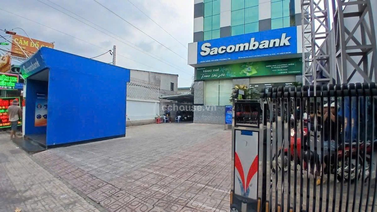 Tòa Nhà Căn Góc 2 MT Sacombank Kha Vạn Cân. DT 12m*35m. 5 Tầng. Giá Bán 105 Tỷ TL