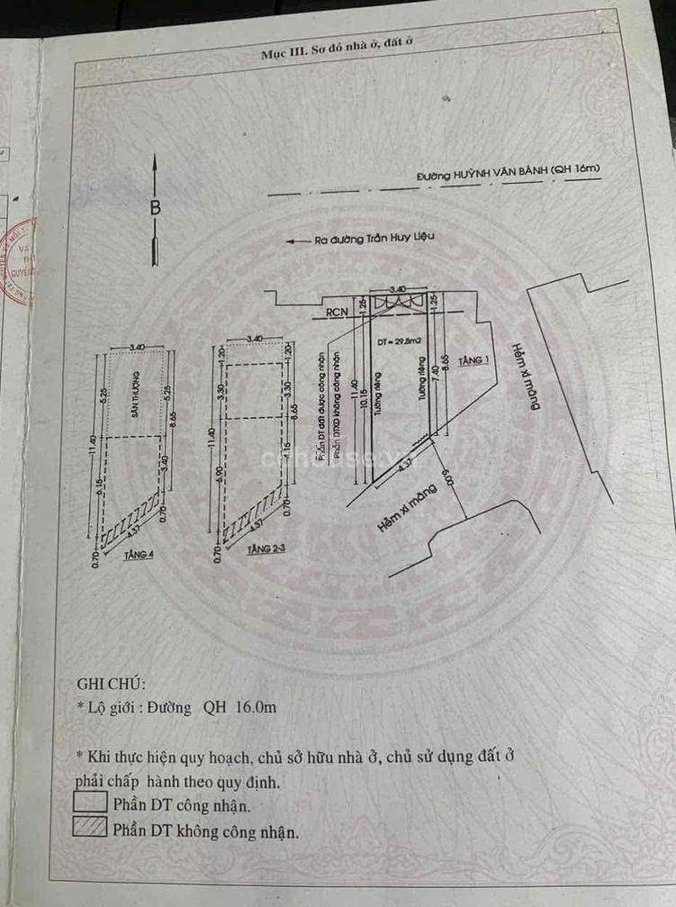 BÁN NHÀ MẶT TIỀN ĐƯỜNG HUỲNH VĂN BÁNH - P.11 - PHÚ NHUẬN / 4 TẦNG / 2MT - 14,5 TỶ