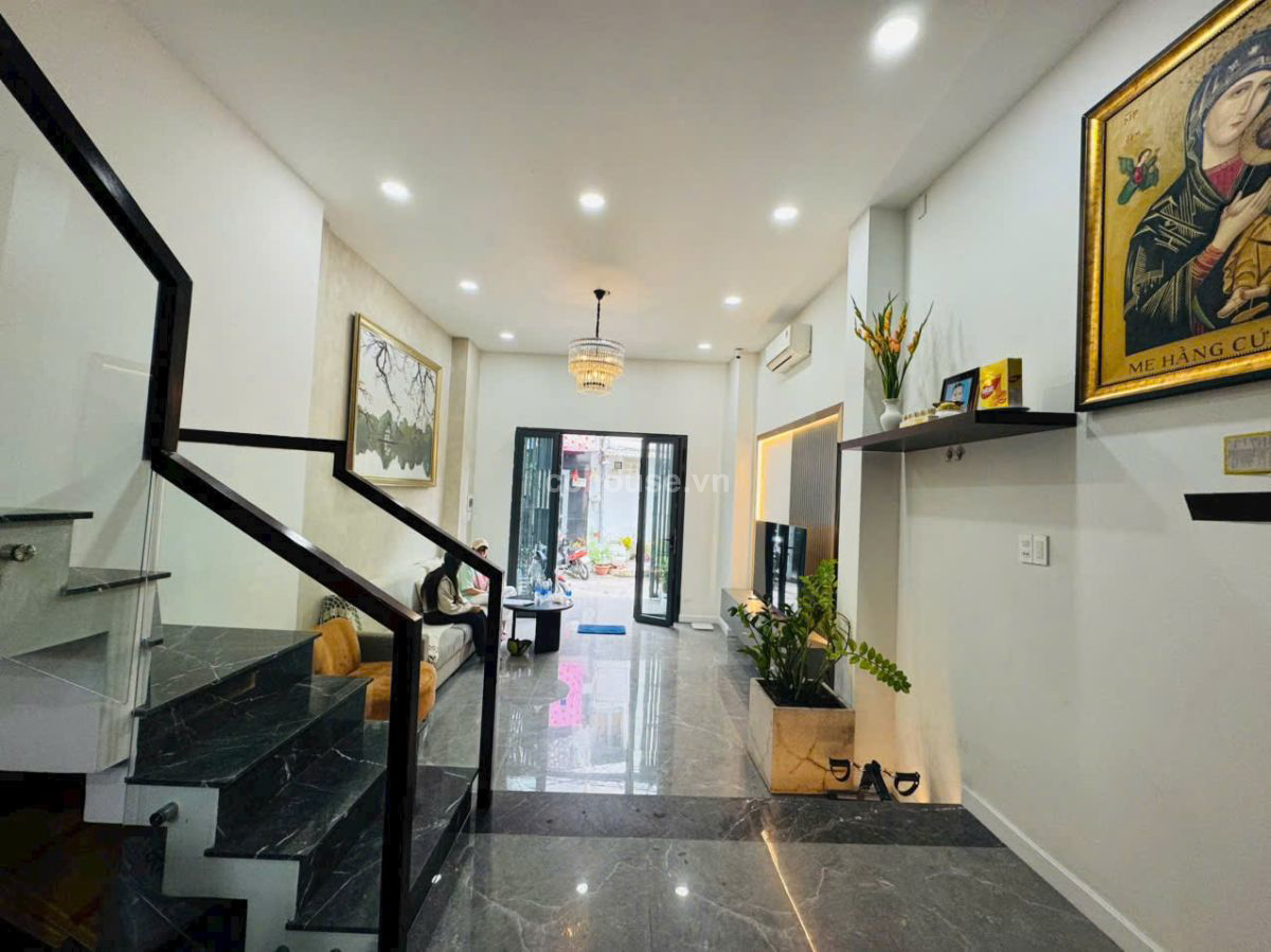 Nhà  khu Bàu cát hẻm nhựa 6m - Tân Bình 