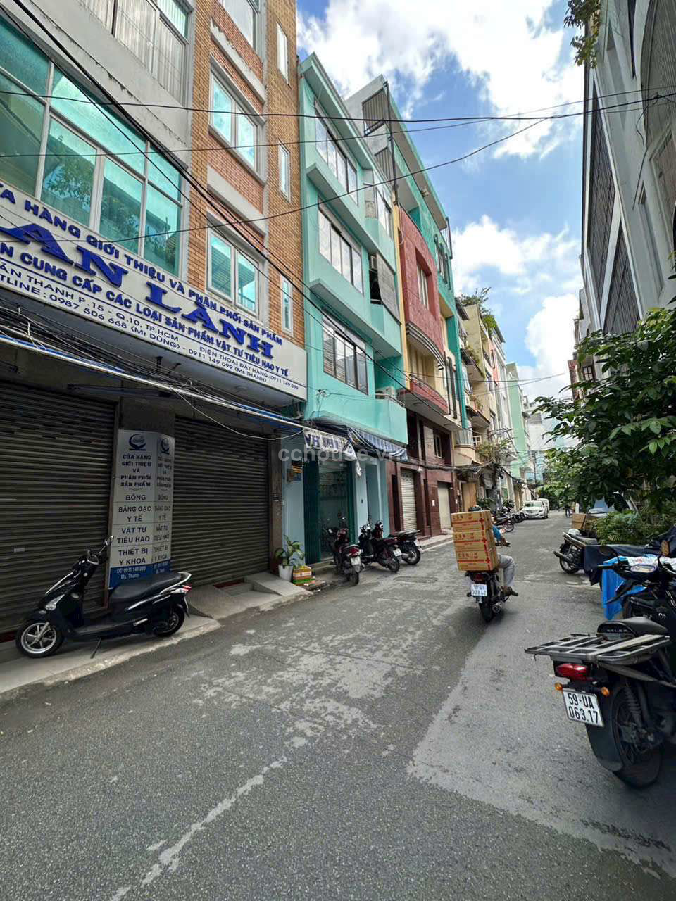 Hẻm 8m  gần Mặt Tiền  Nhà ngang 7m trung tâm Q.10 